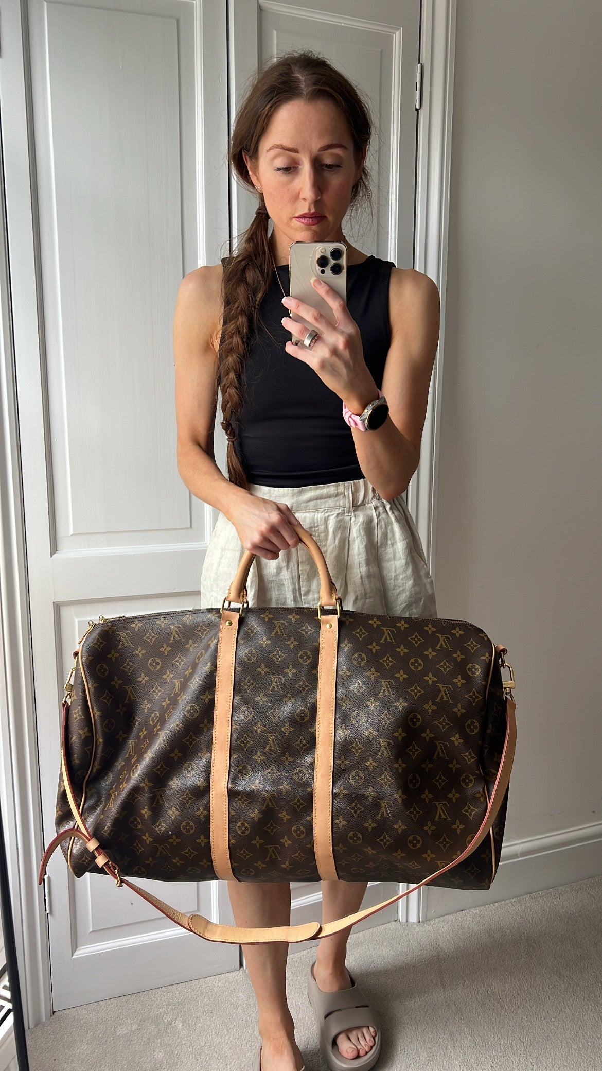 Louis Vuitton Vintage Keepall Bandouliere 60