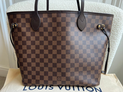 Louis Vuitton Neverfull MM Damier Ebene Cherry Interior (RRP £1,430)
