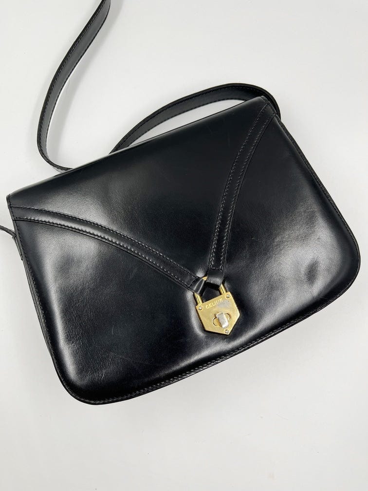 Vintage Celine Box Crossbody Bag
