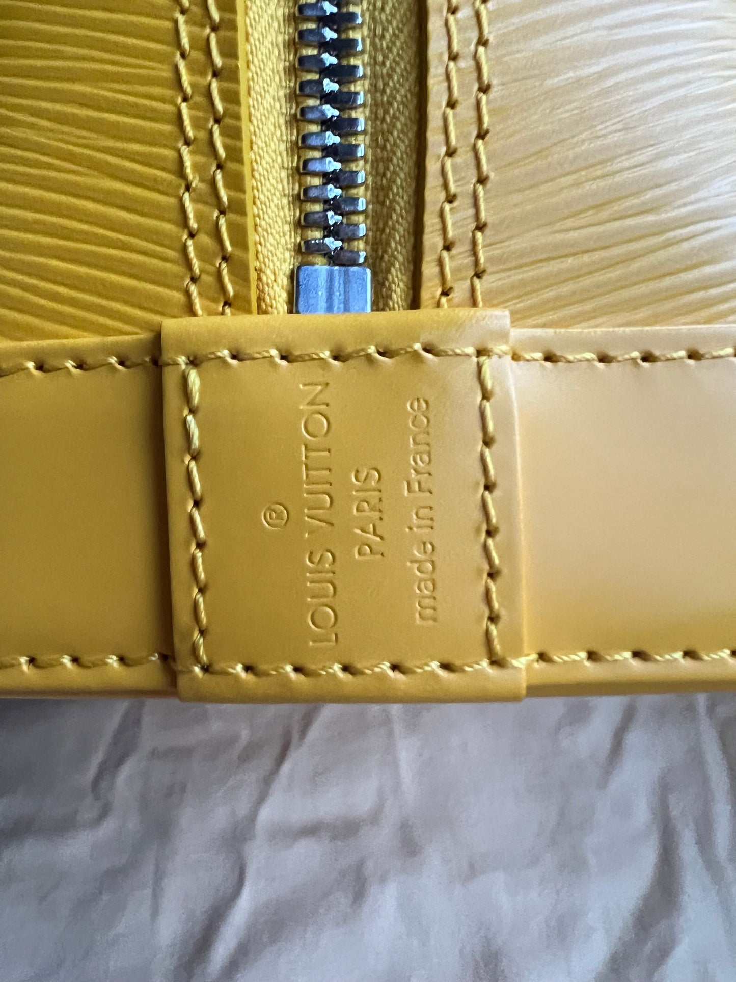 Louis Vuitton Alma PM Citron Yellow Epi (RRP £1780)
