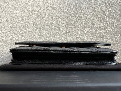 Chanel Black Caviar Wallet on Chain (RRP £2,930)