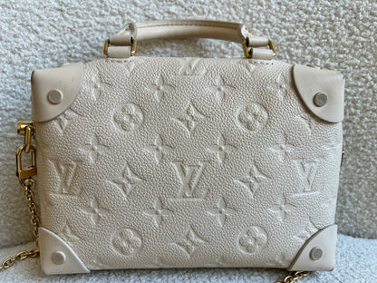 Louis Vuitton Cream Empreinte Petite Malle Souple Bag (RRP £2420)