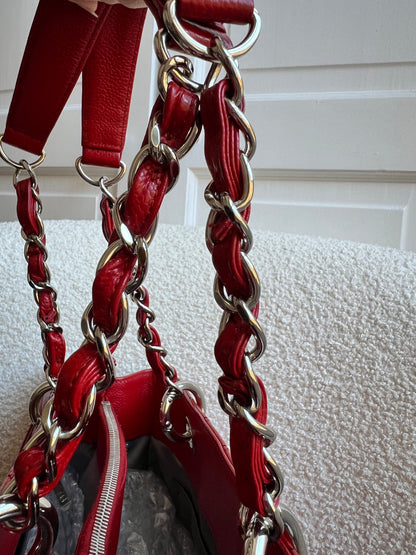 Chanel Red Caviar Grand Shopper Tote (GST)