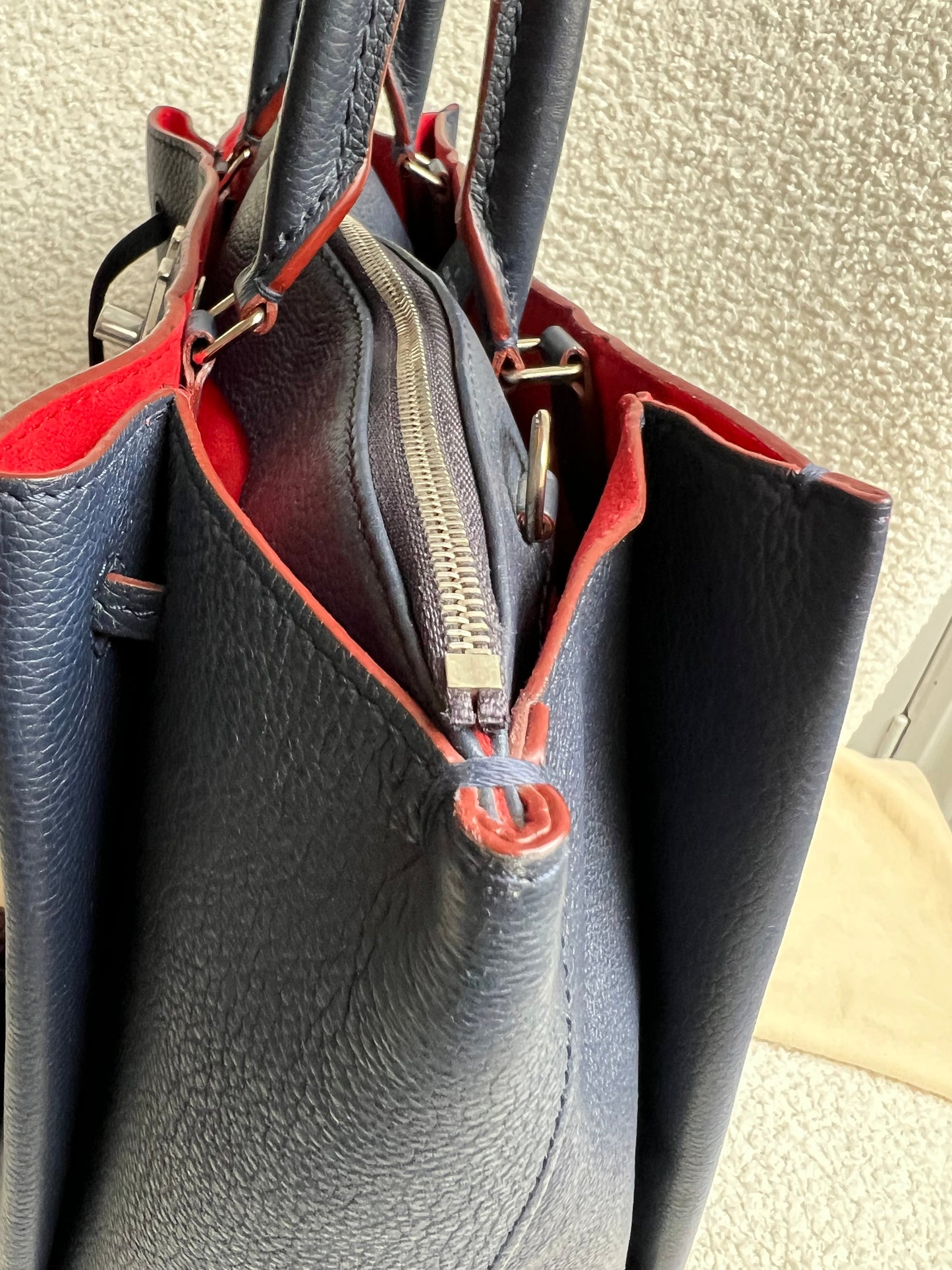 Louis Vuitton Lockmeto Bag in Marine Rouge