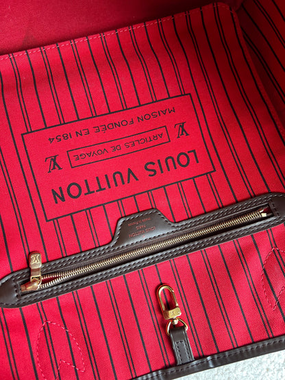 Louis Vuitton Neverfull MM Damier Ebene Cherry Interior (RRP £1,430)