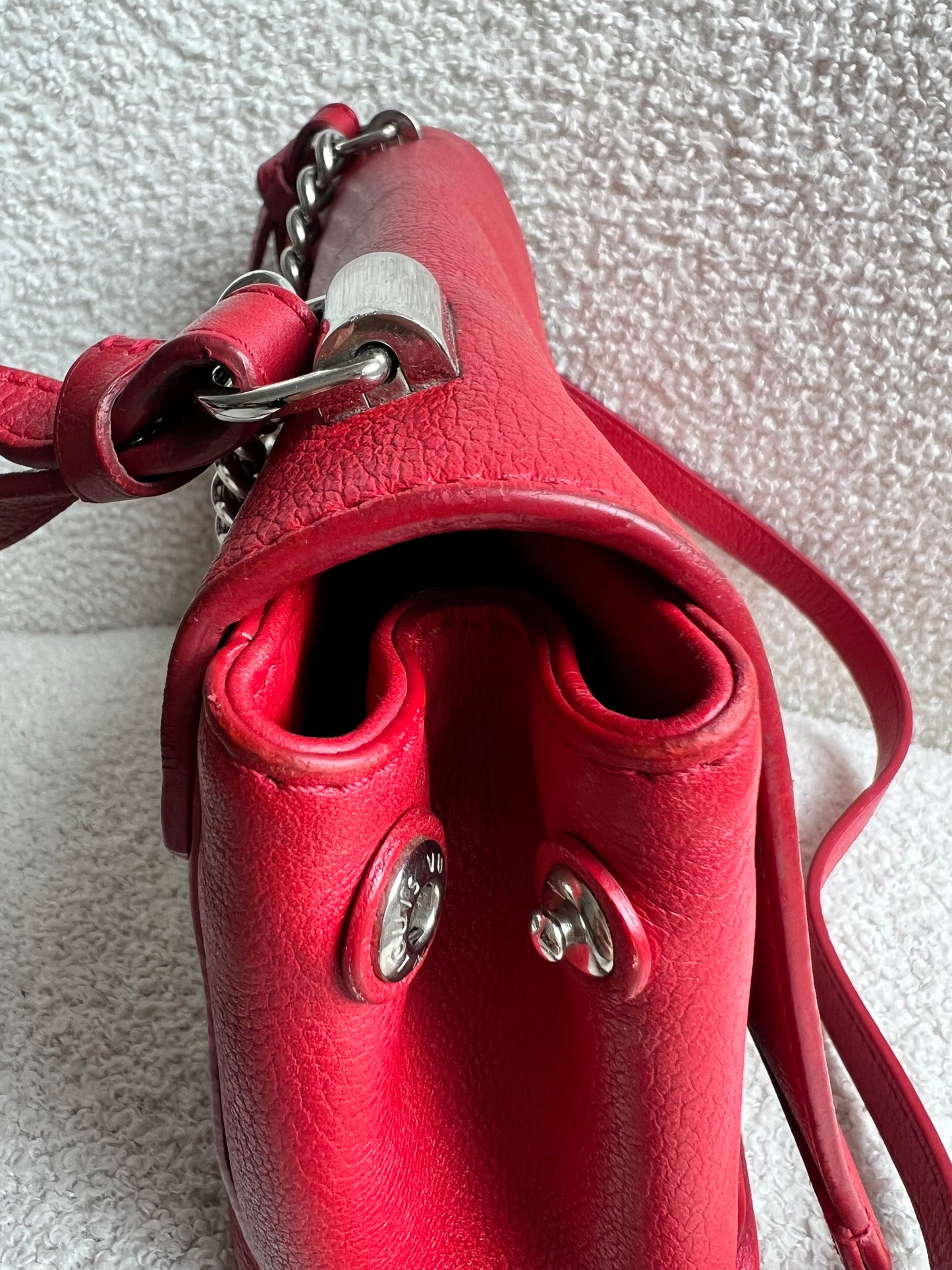 Louis Vuitton Red Mylockme II BB Bag
