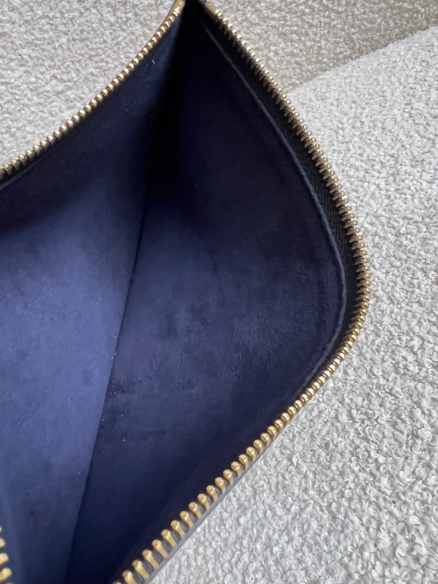 Louis Vuitton Pouch (from Neverfull) Black Empreinte