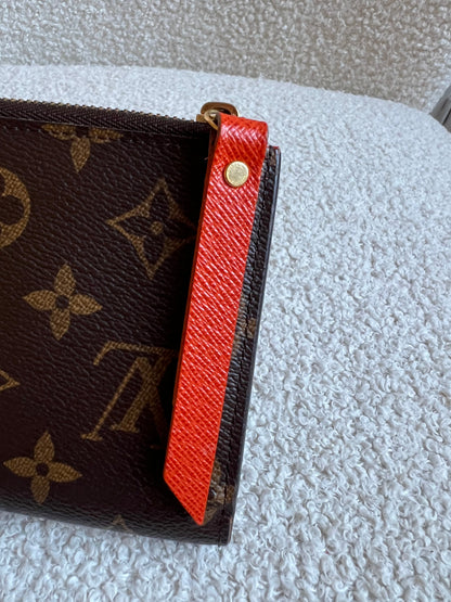 Louis Vuitton Adele Wallet Monogram and Orange