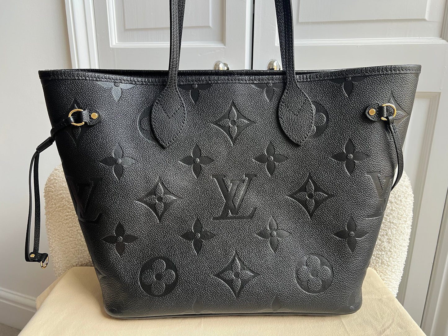Louis Vuitton Neverfull MM Black Empreinte (RRP £2,010)