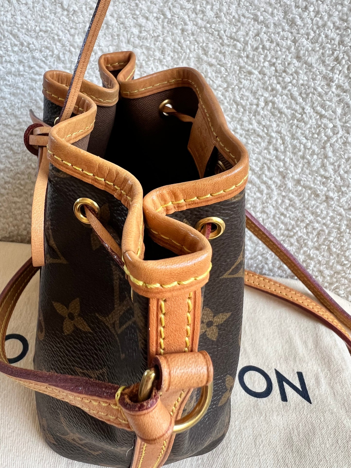 Louis Vuitton Nano Noe Bucket Bag Monogram