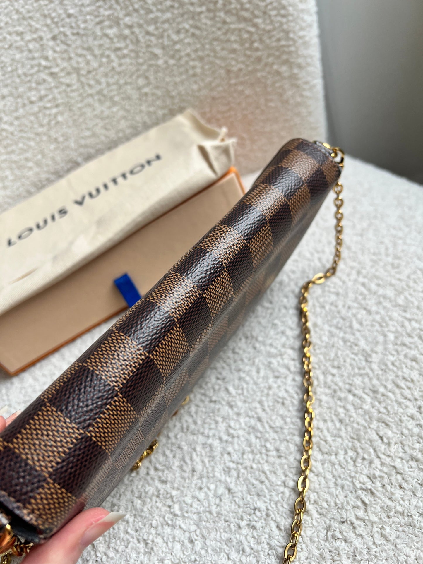 Louis Vuitton Felicie Pochette Damier Ebene (RRP £1110)