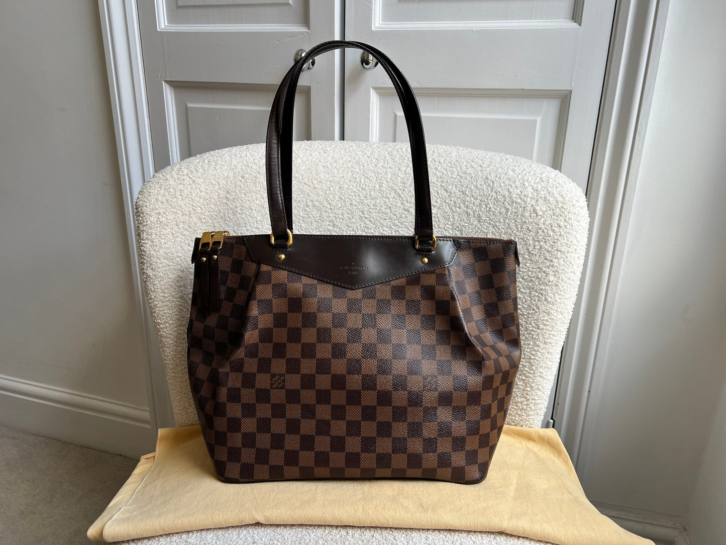 Louis Vuitton Westminster MM Tote Damier Ebene