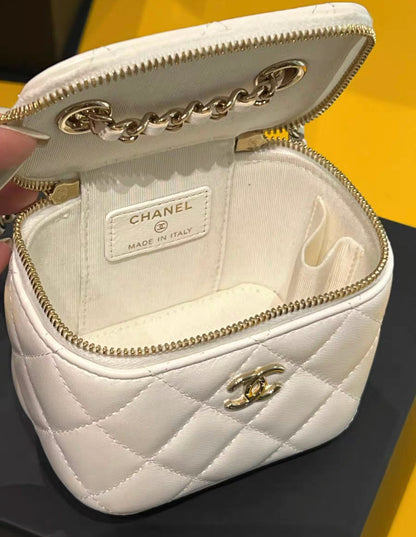 Chanel Vanity Lambskin Clutch