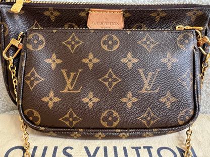 Louis Vuitton Multi Pochette Accessoires Khaki (RRP £2070)