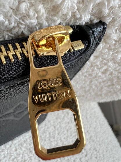 Louis Vuitton Pouch (from Neverfull) Black Empreinte