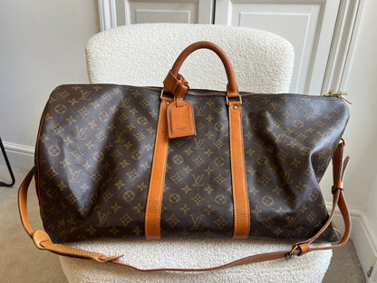 Louis Vuitton Vintage Keepall Bandouliere 60