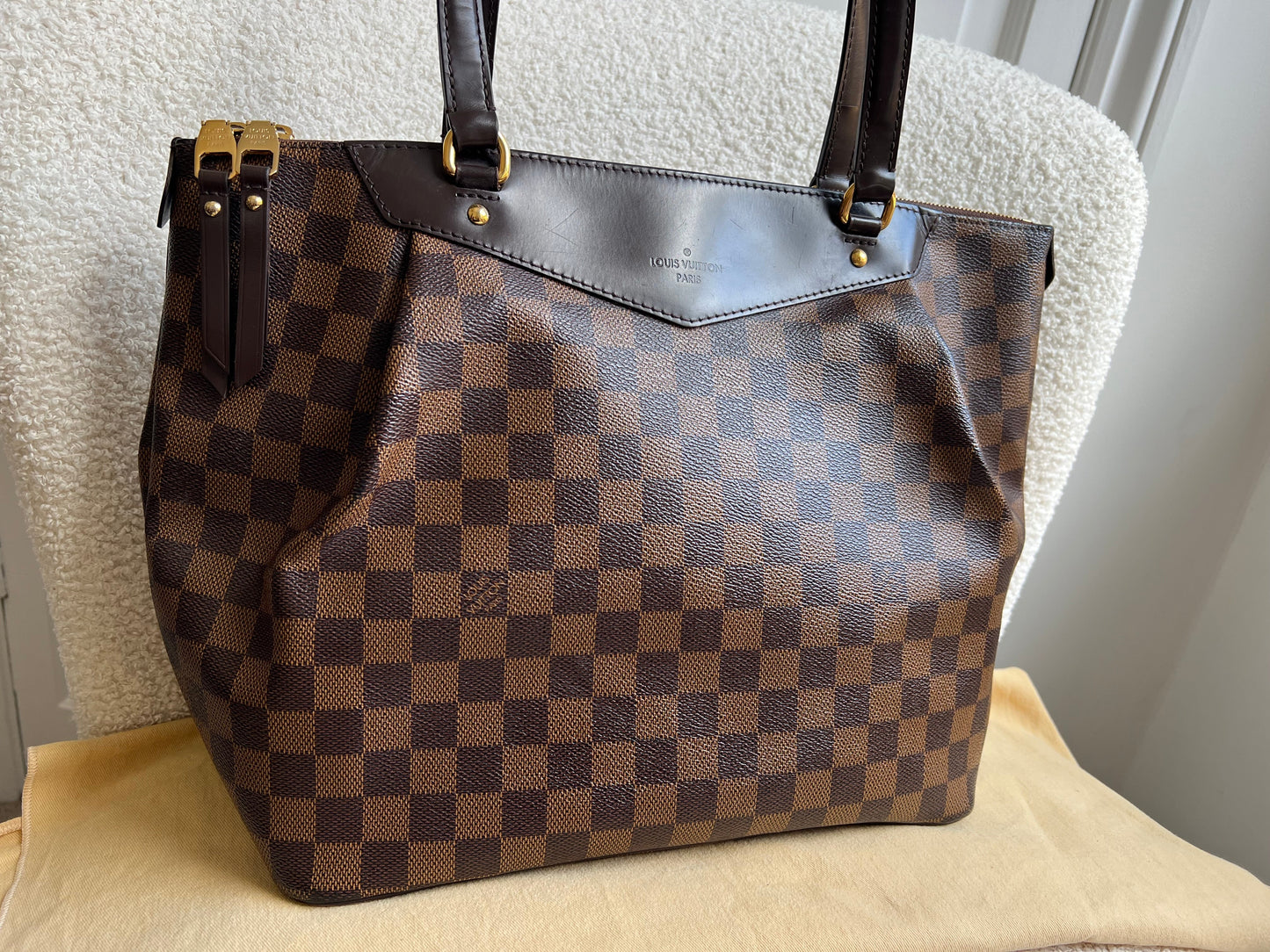 Louis Vuitton Westminster MM Tote Damier Ebene