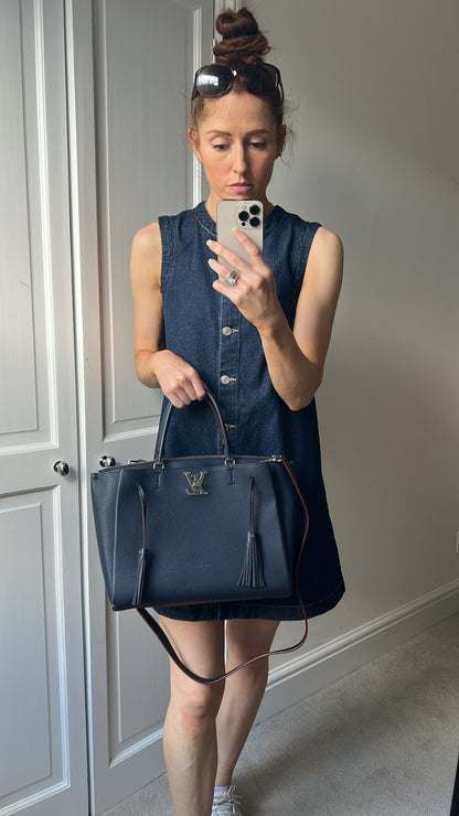 Louis Vuitton Lockmeto Bag in Marine Rouge