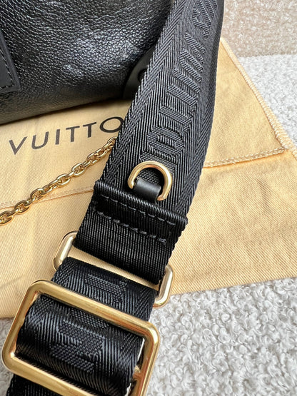 Louis Vuitton Black Empreinte Petite Malle Souple Bag (RRP £2420)