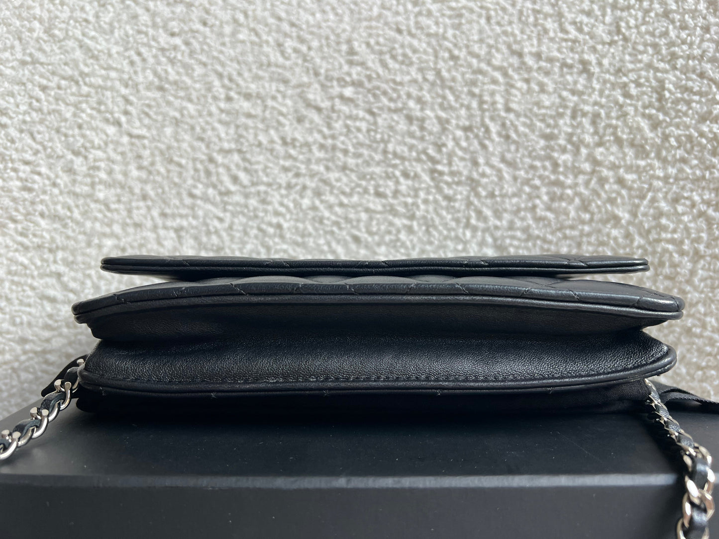 Chanel Wallet on Chain in Black Lambskin Silver Hardware (RRP £2,930)