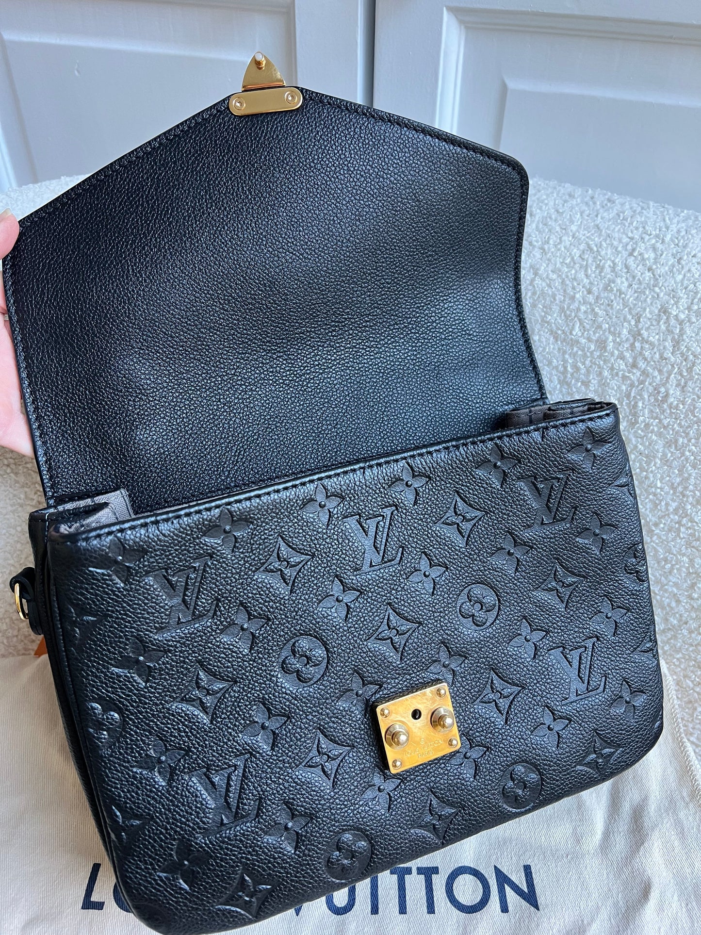 Louis Vuitton Pochette Metis Black Empreinte (RRP £2,200)