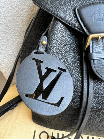 Louis Vuitton Montsouris Backpack Black Empreinte