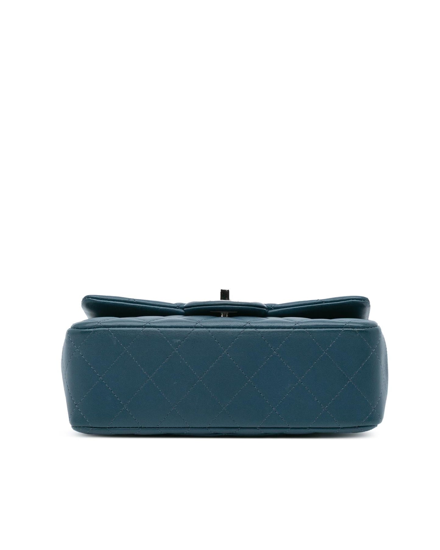 Mini Rectangular Classic Lambskin Single Flap Crossbody Bag