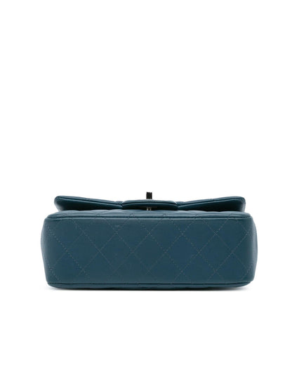 Mini Rectangular Classic Lambskin Single Flap Crossbody Bag