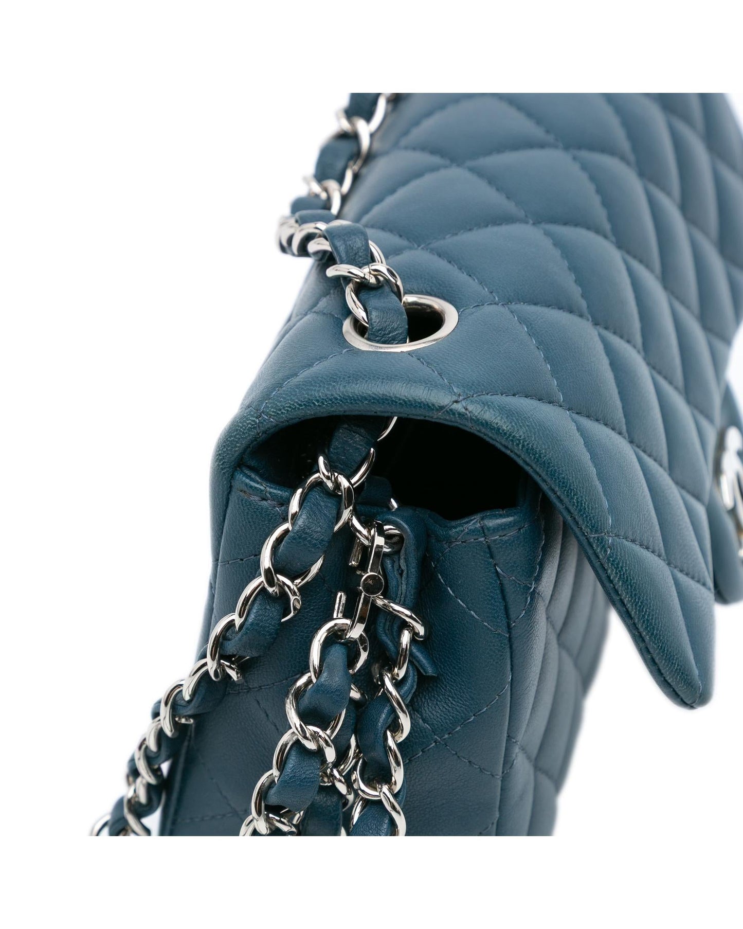 Mini Rectangular Classic Lambskin Single Flap Crossbody Bag