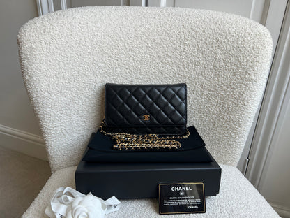 Chanel Black Caviar Wallet on Chain (RRP £2,930)