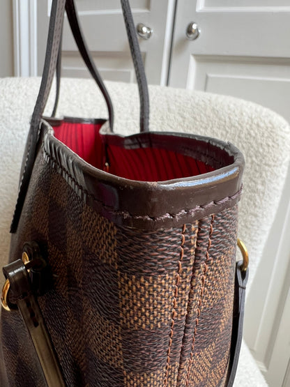 Louis Vuitton Neverfull MM Damier Ebene Cherry Interior (RRP £1,430)