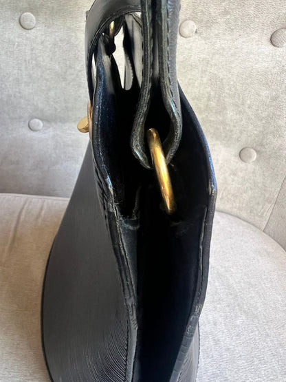 Louis Vuitton Vintage Black Epi Leather Cluny