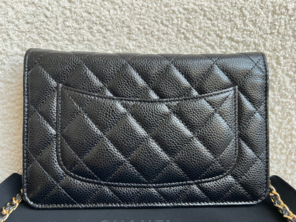 Chanel Black Caviar Wallet on Chain (RRP £2,930)