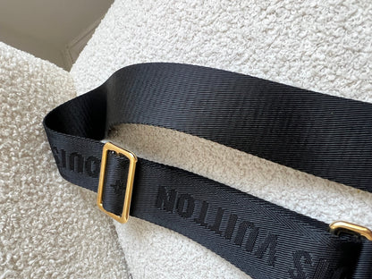 Louis Vuitton Black Canvas Bandouliere Strap