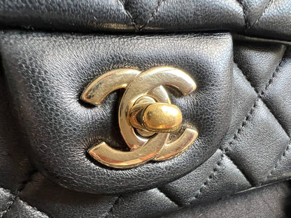 Chanel Mini Rectangular Classic Flap in Black Lambskin (RRP £4,390)