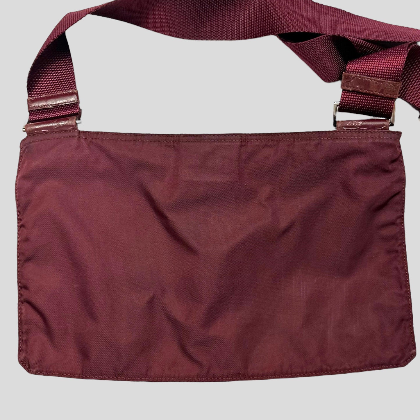 Prada Milano 00’s Nylon Rectangle Crossbody Bag