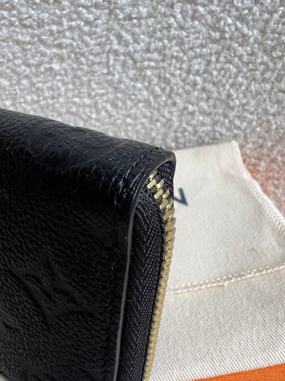 Louis Vuitton Clemence Wallet in Black Empreinte (RRP £545)