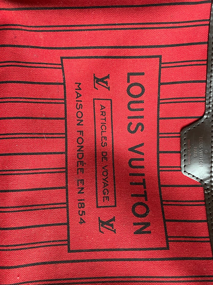 Louis Vuitton Neverfull MM Damier Ebene Cherry Interior (RRP £1,430)