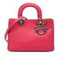 Pink Dior Mini Leather Diorissimo Satchel