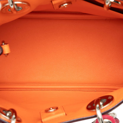 Pink Dior Mini Leather Diorissimo Satchel
