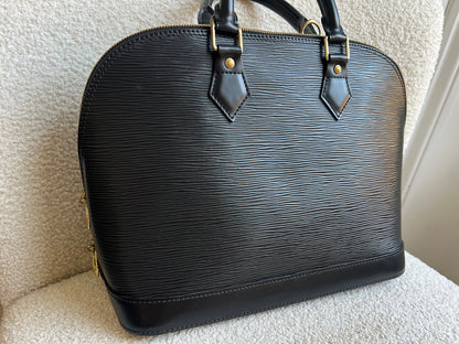 Louis Vuitton Alma PM Black Epi