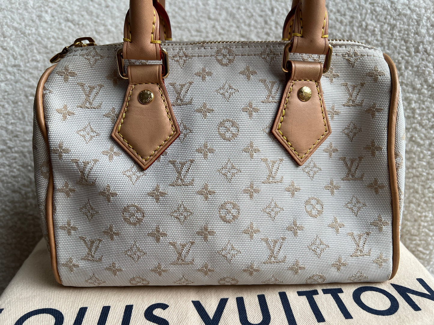 Louis Vuitton Speedy Bandouliere 20 Mastic Cream (£2420)