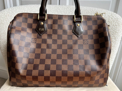 Louis Vuitton Speedy Bandouliere 30 Damier Ebene (RRP £1490)