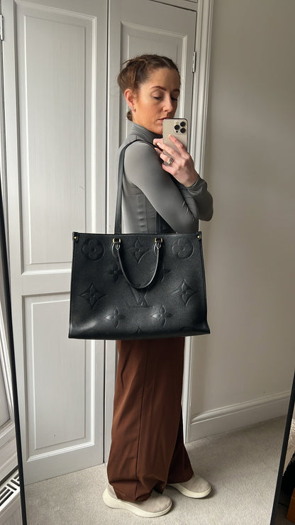 Louis Vuitton On the Go GM Black Empreinte (RRP £2,620)