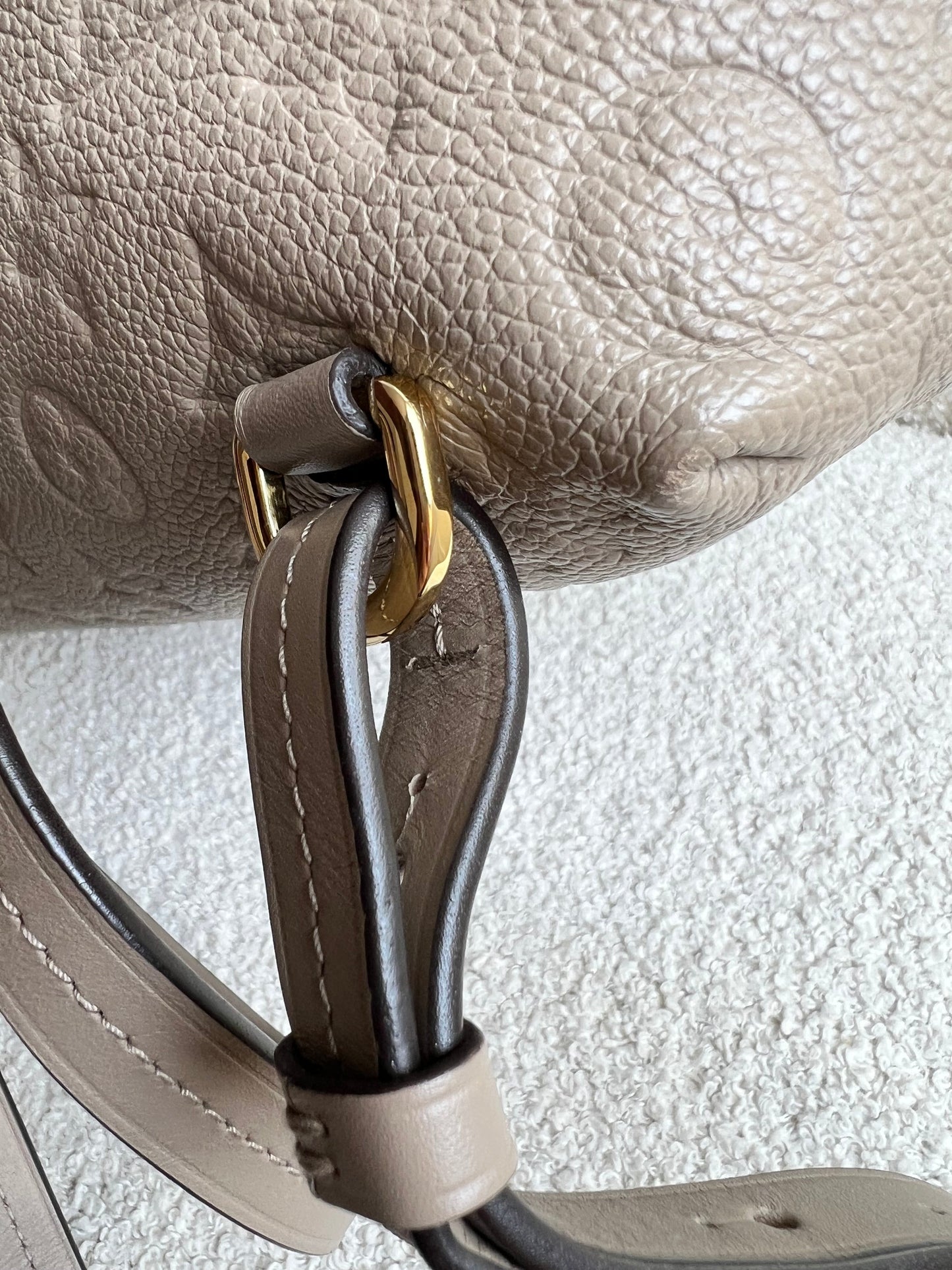 Louis Vuitton Tourterelle Montsouris Backpack Empreinte (RRP £2170)