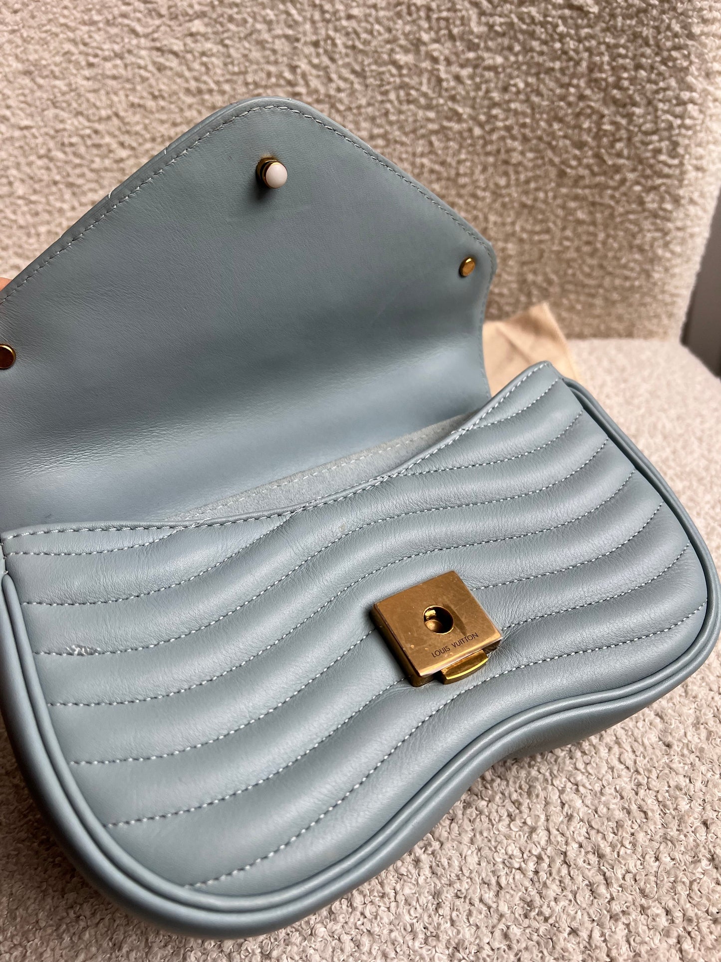 Louis Vuitton New Wave PM Bag in Light Blue