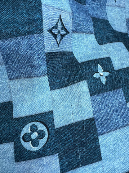 Louis Vuitton Monogram Denim Check Shawl (RRP £550)