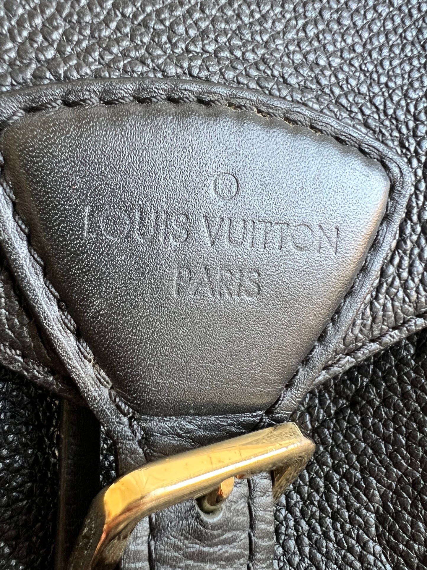 Louis Vuitton Montsouris Backpack Black Empreinte