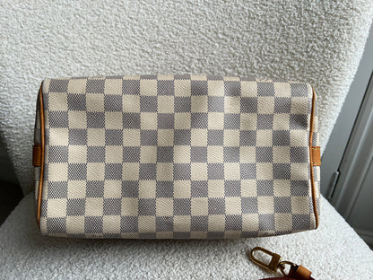 Louis Vuitton Speedy 25 Bandouliere Damier Azur (RRP £1,440)