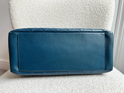 Chanel Dark Blue Blue Caviar Grand Shopper Tote (GST)